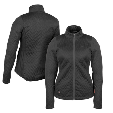 Mobile Warming Women's Black Heated Jacket, Bluetooth, SM, 7.4V MWJ19W08-01-02